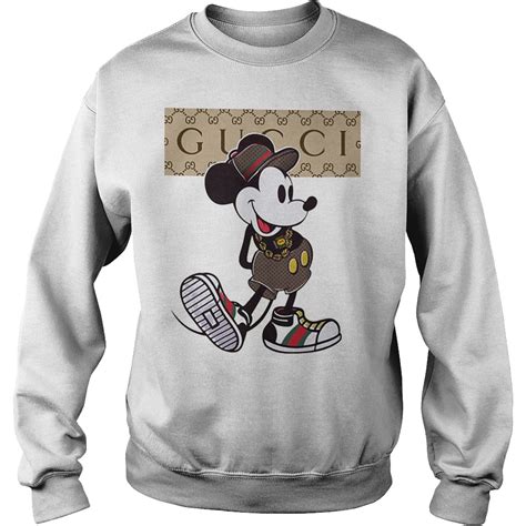 gucci mickey mouse shirt|mickey mouse gucci hoodie.